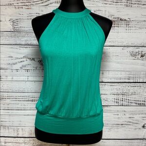 NWT New York & Company Teal Halter Top
